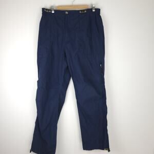 RedHead Blue Unlined Field Pant Drawstring Waist Zip Pockets Size Large 36x31